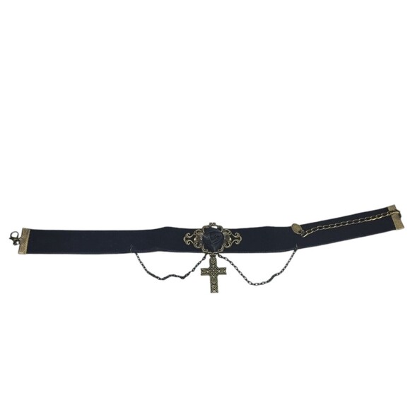 Masquerade 4 piece Set Black Eyemask,Barettes,Choker Women Halloween Mask Party - Picture 6 of 8